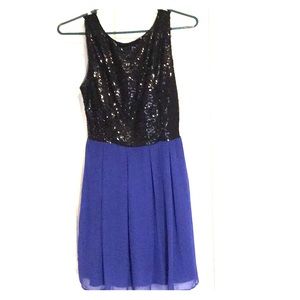 Black and blue B. Darlin dress size small